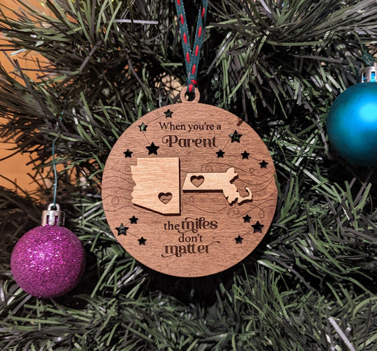 Family, Miles Don't Matter Ornament